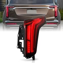 Compatible with 2020-2024 Cadillac XT6 Luxury|Premium Luxury LED Tail Light Brake Lamp Replacement Outer Passenger Side