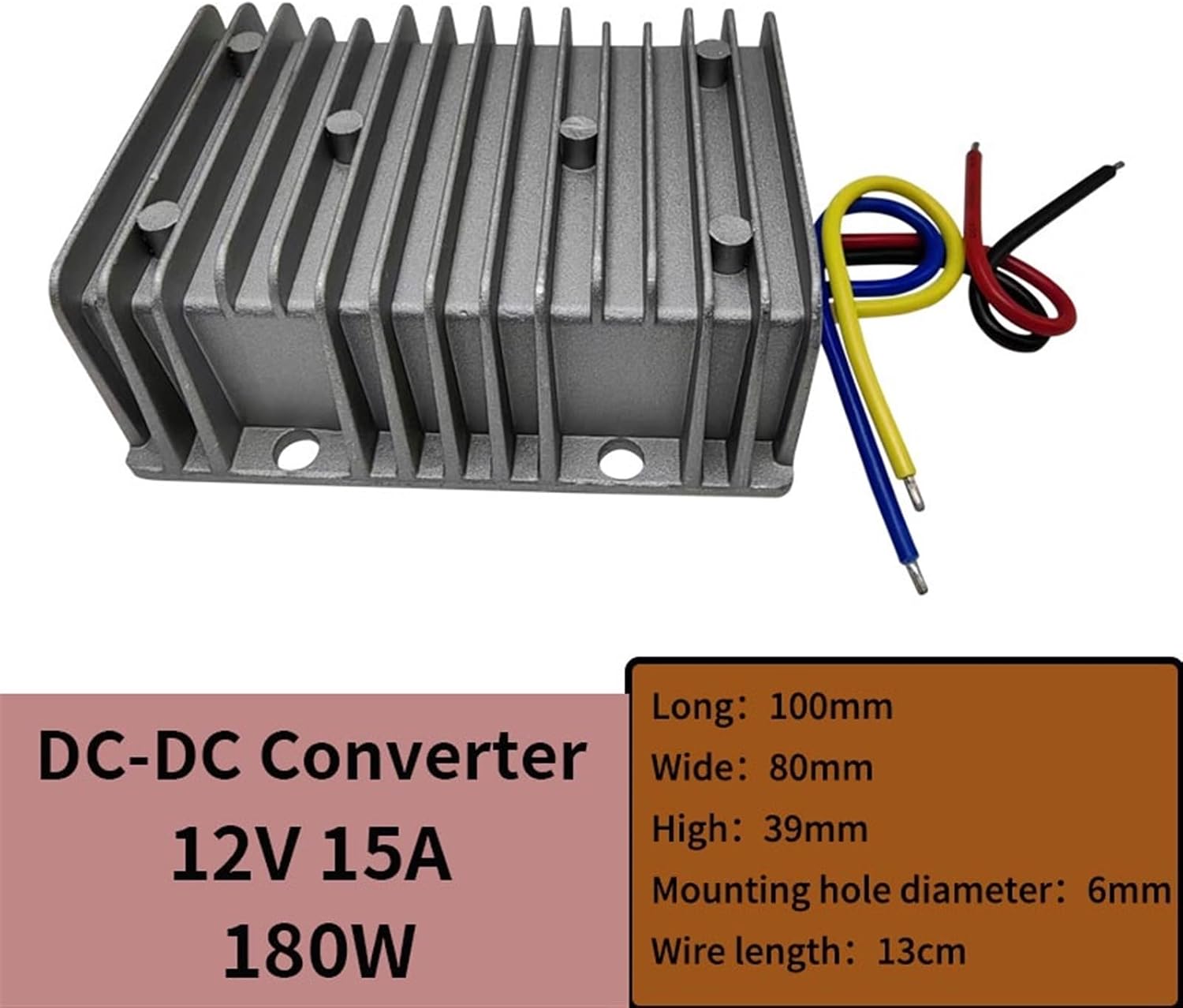 Isolation Type Depressurization 12V 24V 36V 48V 60V 72V 80V 96V 100V 110V 120V to 12V Converter DC-DC Step-Down(12V 15A,30-60V)