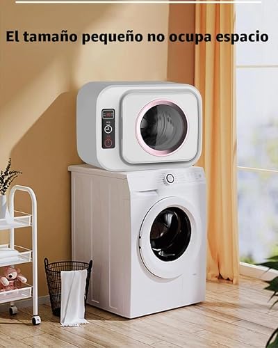 Miniatura 6 de Mini Secadora De Ropa Portátil Eléctrica, Secadora De Ropa, Secadora De Ropa Compacta De Carga Frontal, Bajo Nivel De Ruido, Para Viajes, Apartamentos, Dormitorios De Estudiantes, Hoteles, Hogar