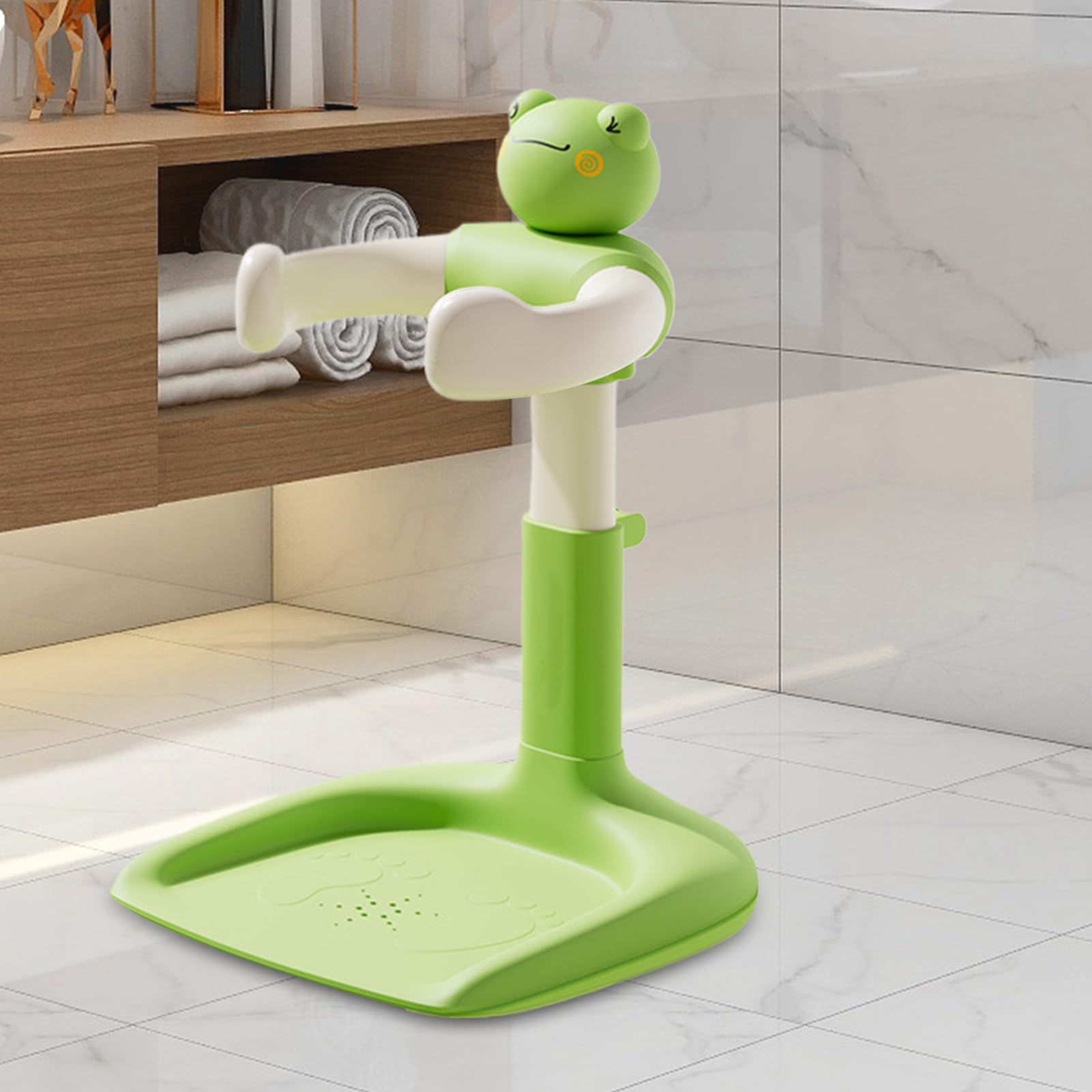 Baby Bad Steh-Dusche,Baby Badewannen Unterstützungsständer - Verstellbarer Gestellhalter mit rutschfester Basis für Zuhause Kinderzimmer Mütter Eltern Mädchen Kinder 0-36 Monate