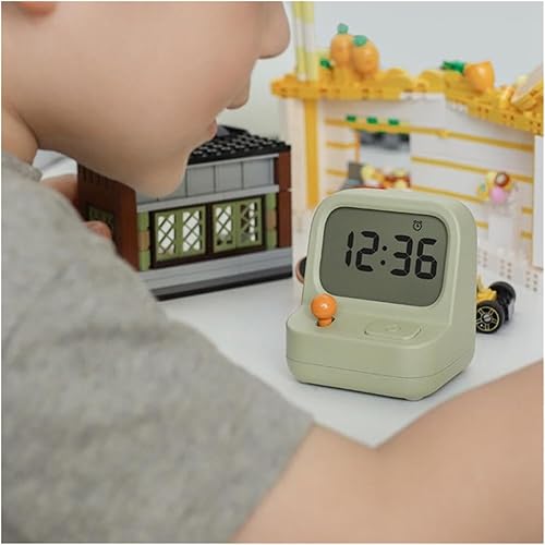 Miniatura 4 de Retro Game Machine Style Digital Alarm Clock with Snooze, Countdown Timer, Adjustable Volume, Backlight for Desk and Bedside