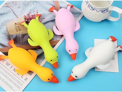Miniatura 2 de Divertidos y lindos juguetes elásticos de pato suave, juguetes para aliviar el estrés, juguetes para ansiedad, recuerdos de fiesta para niños,