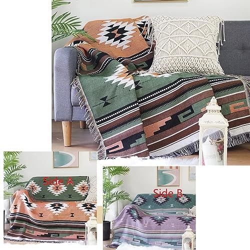 Image of Lqprom Aztec Southwestern Throw Blanket,Native American Cover 51 inchx63 inch