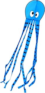 OCTOPUS KITE BLUE OPIE; 20inX91in, 3-20 mph