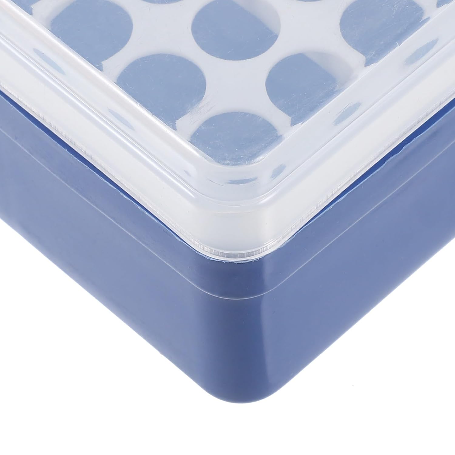 1.5ml Test Tube Holder Box - 100 Holes Lightweight Lab Storage Organizer for Vials and Tubes