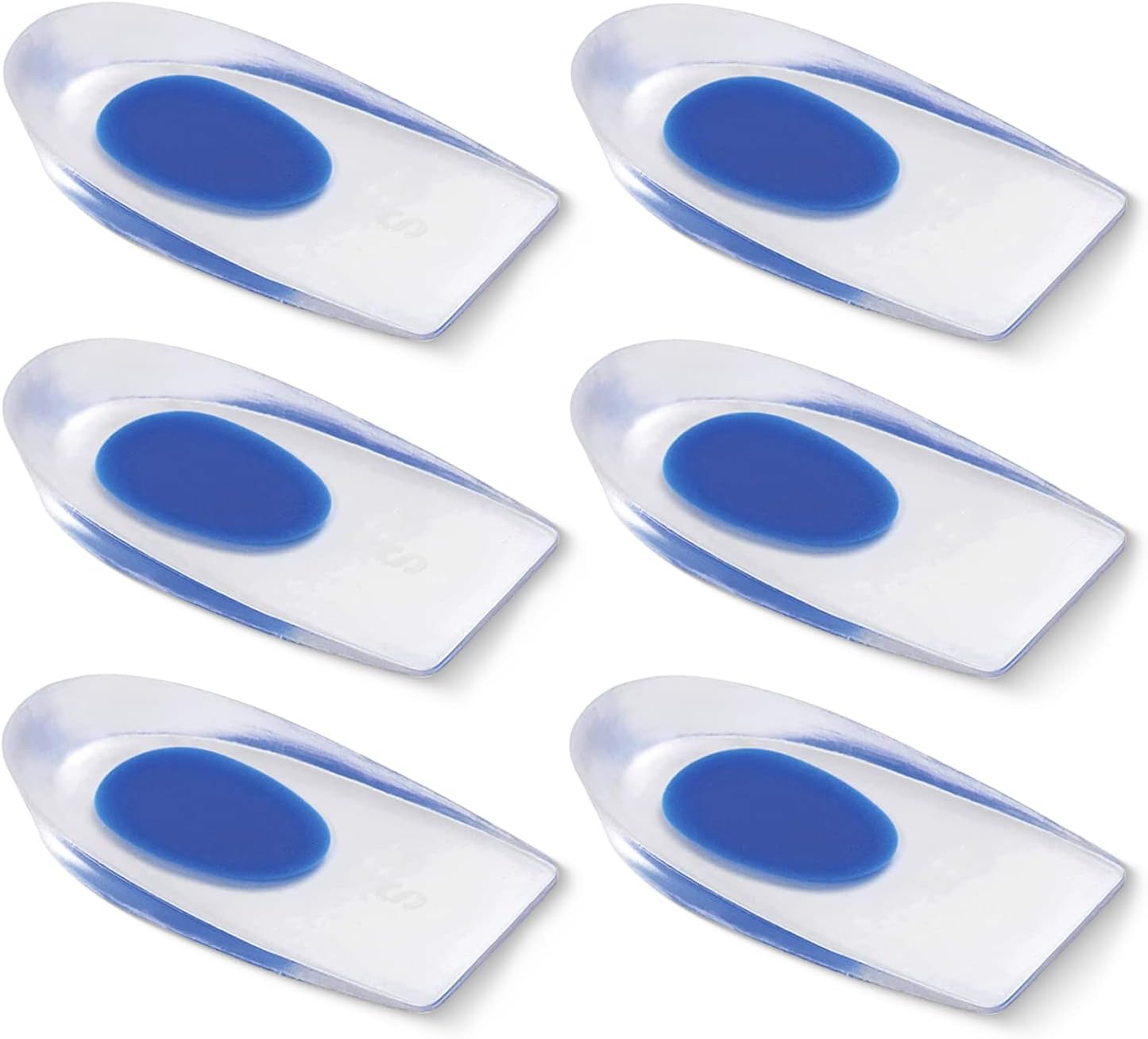 Silicone Gel Heel Cups for Heel Pain Shoe Inserts Heel