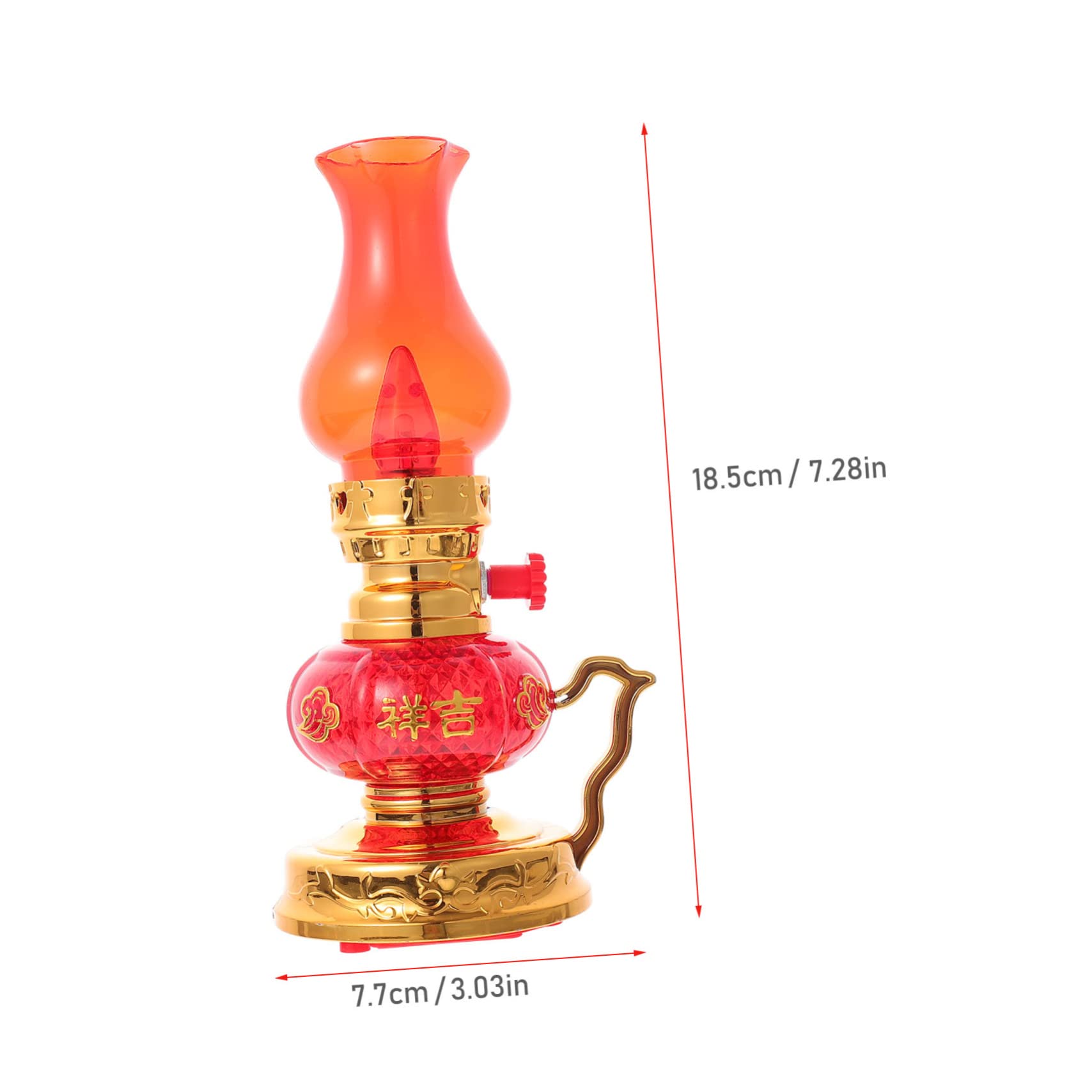 Yardenfun 1Pc Adjustable Buddhist Light Rechargeable Decorative Religious Lamp for Home Worship Compact Design with Dimmable Function Ornament for Buddha and Spiritual Spaces