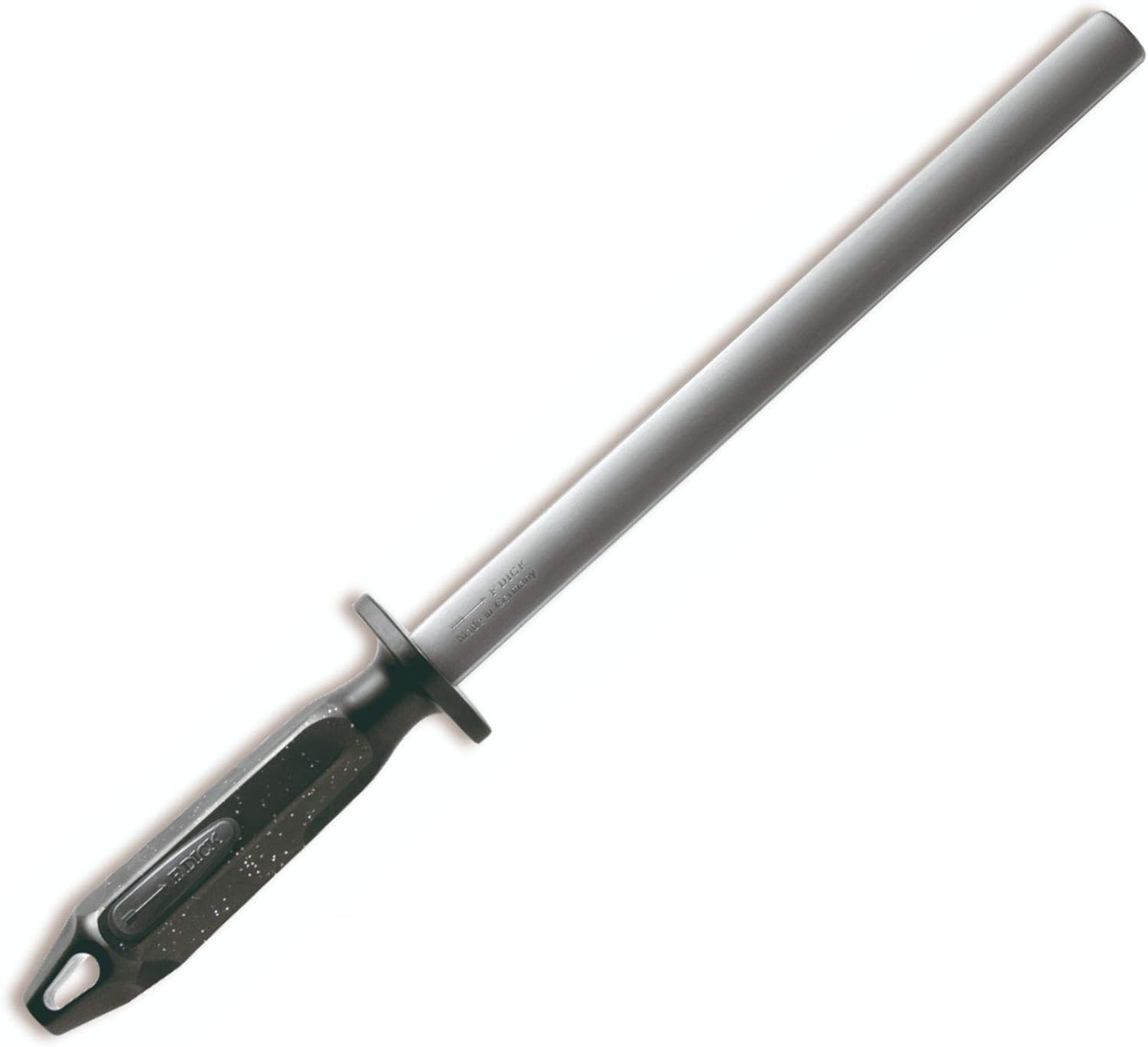 Friedr Dick, 10 Inch Sharpening Steel - Oval, Diamond Coated - 2K Handle - Item 732 03 25 -75, Black, 7320325-75
