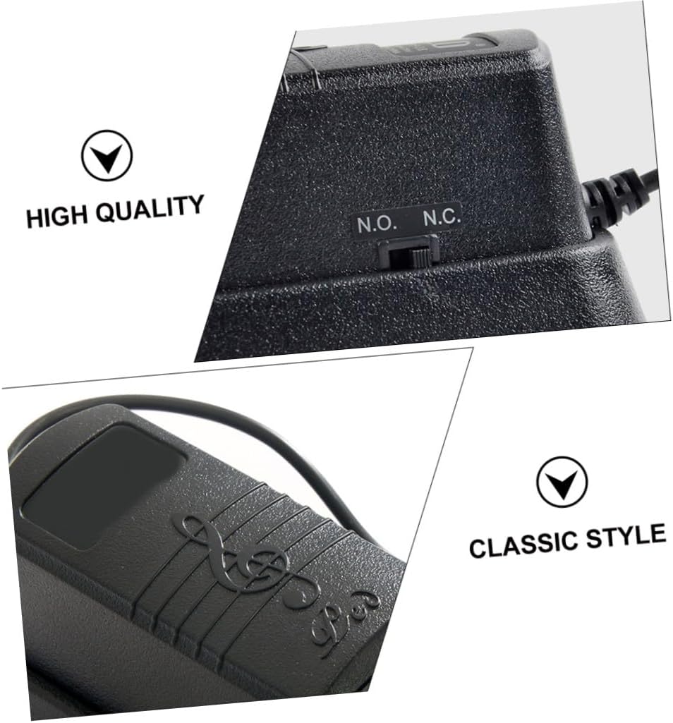 Electric Piano Keyboard Sustain Pedal Damper Pedal for Electronic Keyboards and Synthesizers Durable Construction Non Slip Base for Enhanced Performance