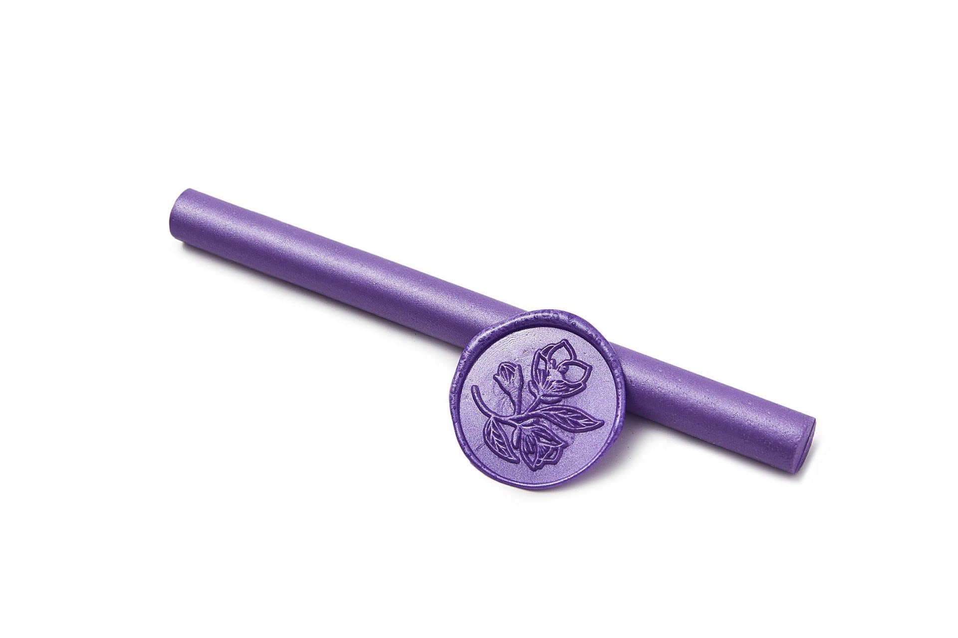 The Write Stuff Art & Craft PEARL VIOLET OR LILAC Gun Sealing Wax Sticks for Wax Seal Stamp, Great for Cards, Envelopes, Wedding Invitations, Corporates(Pack of 5 Sticks))