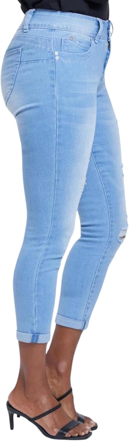 Royalty for Me Womens Royalty for Me Women's Wannabettabutt Cuff Ankle Jean - Image 2
