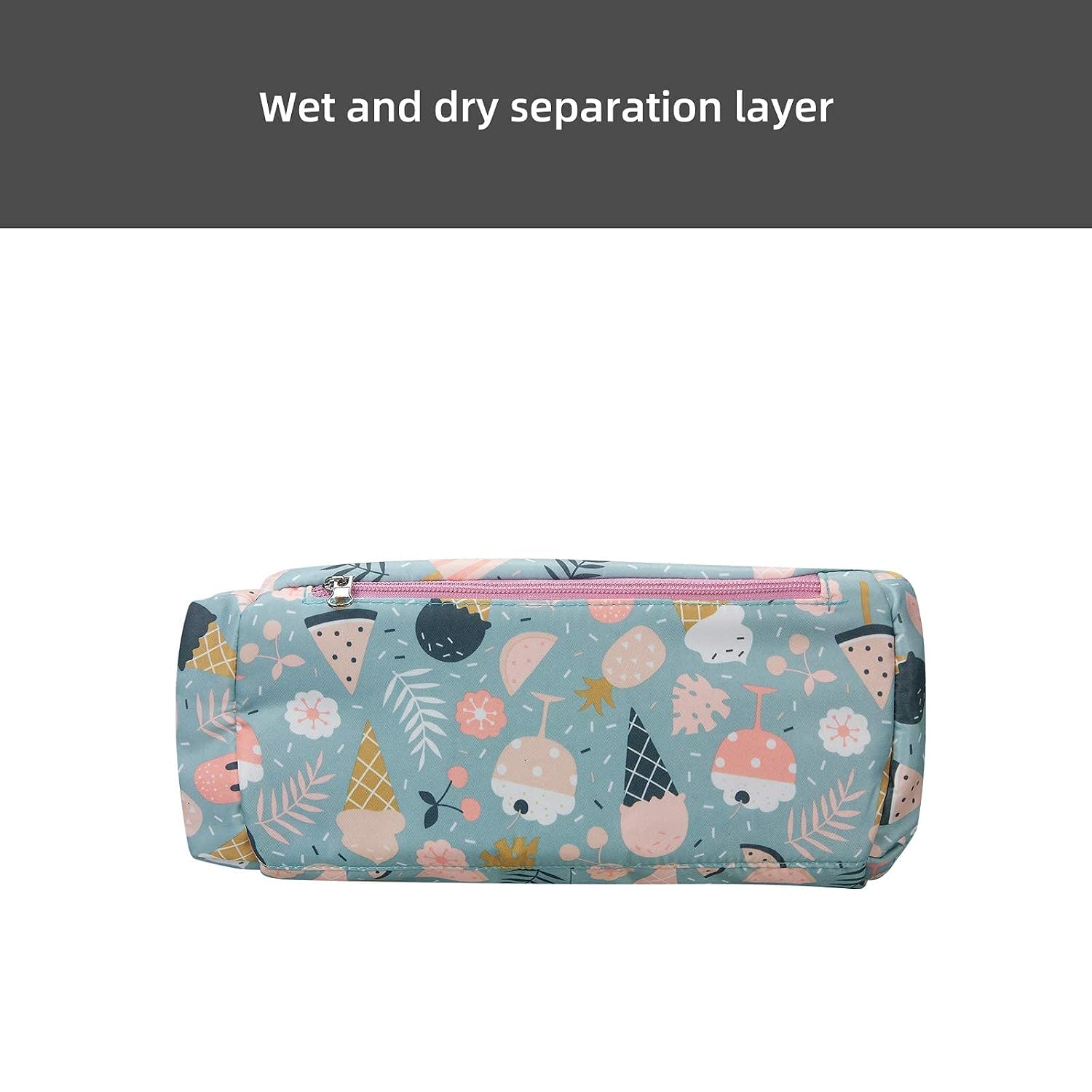 Diaper Bag Tote Satchel Waterproof Messenger Baby Diaper Bags for Mom and Dad Multifunction Medium Travel Tote Bags(Cartoon Dessert)
