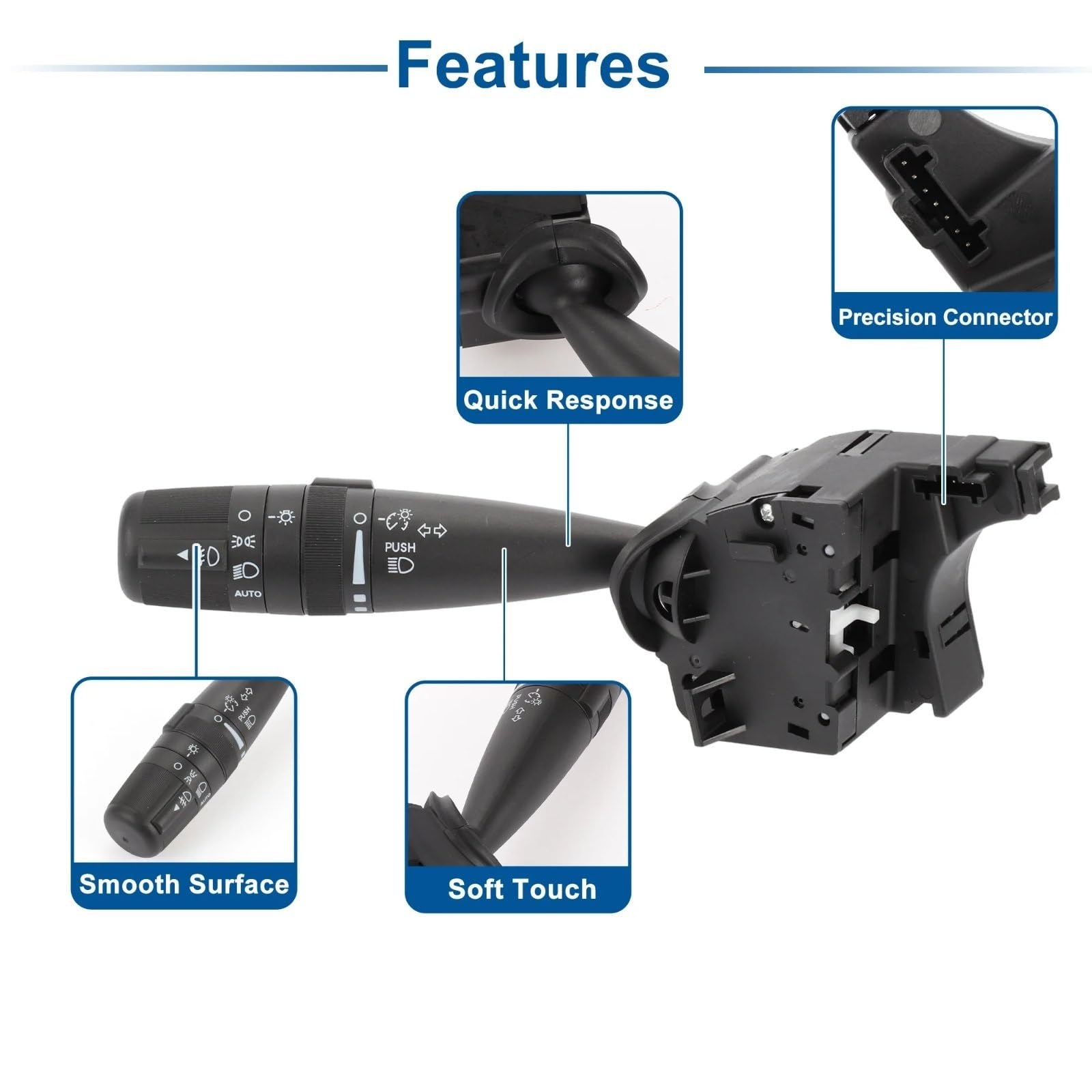 Interruptores Columna Dirección Para Jeep Para Commander | Interruptor multifunción del limpiaparabrisas de la palanca señal giro columna dirección 68015101AA