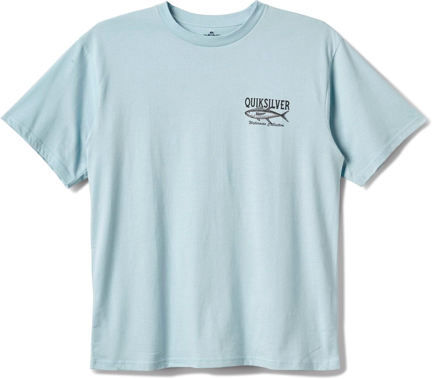 Quiksilver - Mens Deep Waters Qmt0 Short Sleeve Graphic T-Shirt, Color Sterling Blue, Size: Medium
