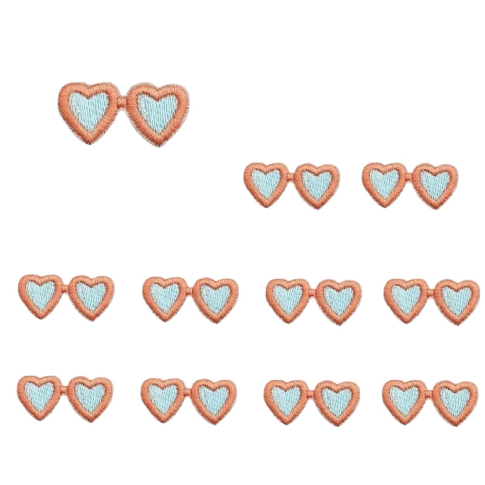 Wtaxbh X Iron On Patches 12Pcs Lots Of Cartoon Thermal Mini Iron On Patches Good Luck Badge Cute Sportsman Figure(X)