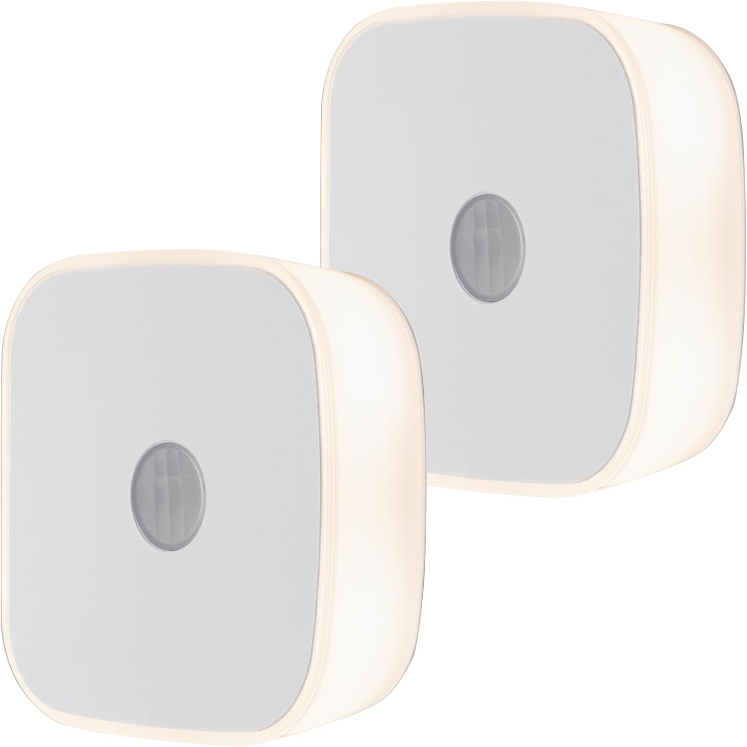 Energizer LED Motion Sensor Night Lights Plug Into Wall Dusk to Dawn Sensor Home Decor Apartment Essentials Ambient Lighting Nightlight 85617 2 Pack
