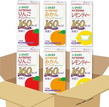 Amazon.co.jp: ジャネフ ハイカロ160 ドリンク 125ml 全3種6本