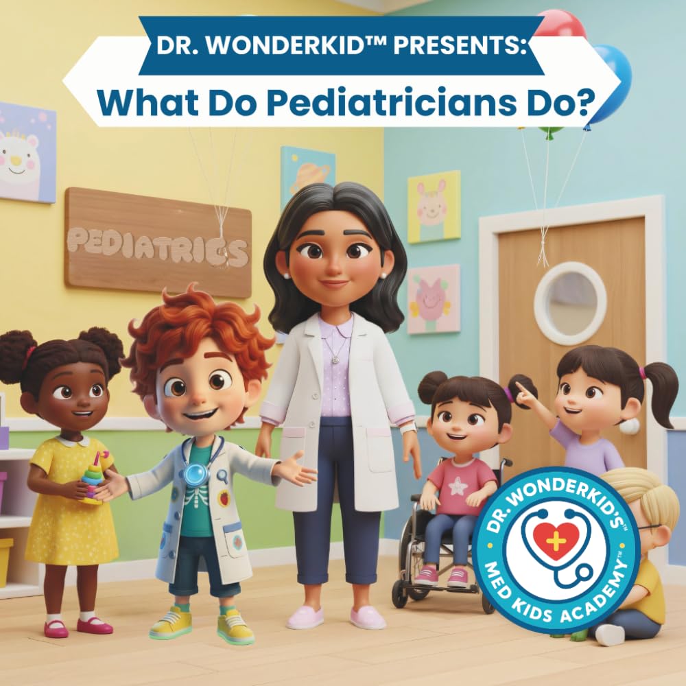 Dr. WonderKid Presents: What Do Pediatricians Do? (Med Kids Academy Healthcare Heroes)