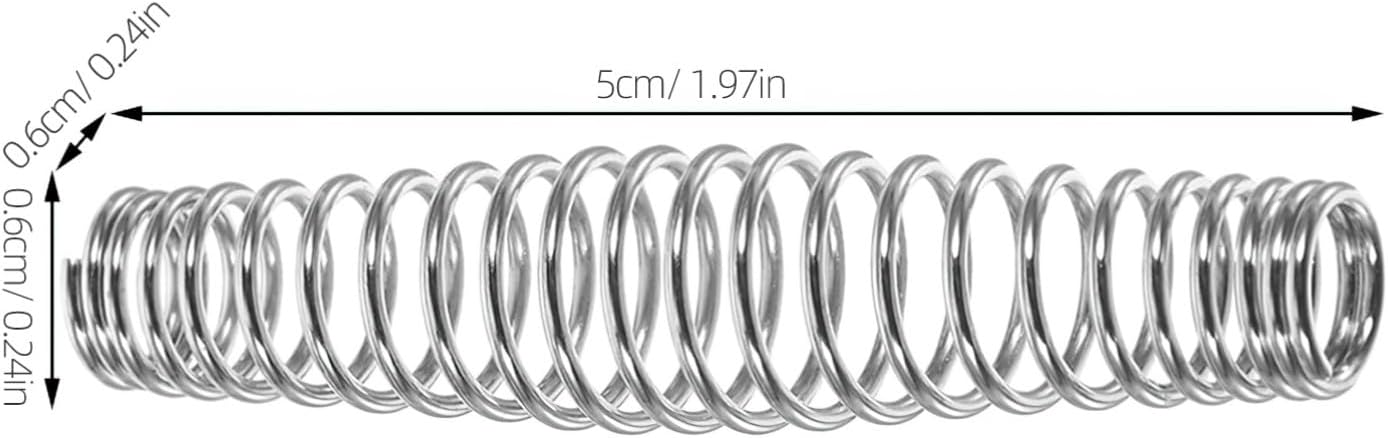 10pcs Replacement Pruner Springs for Efficient Trimming Stainless Shear Springs Flexible Durable Gardening Accessory for Bypass Pruners and Garden Clippers