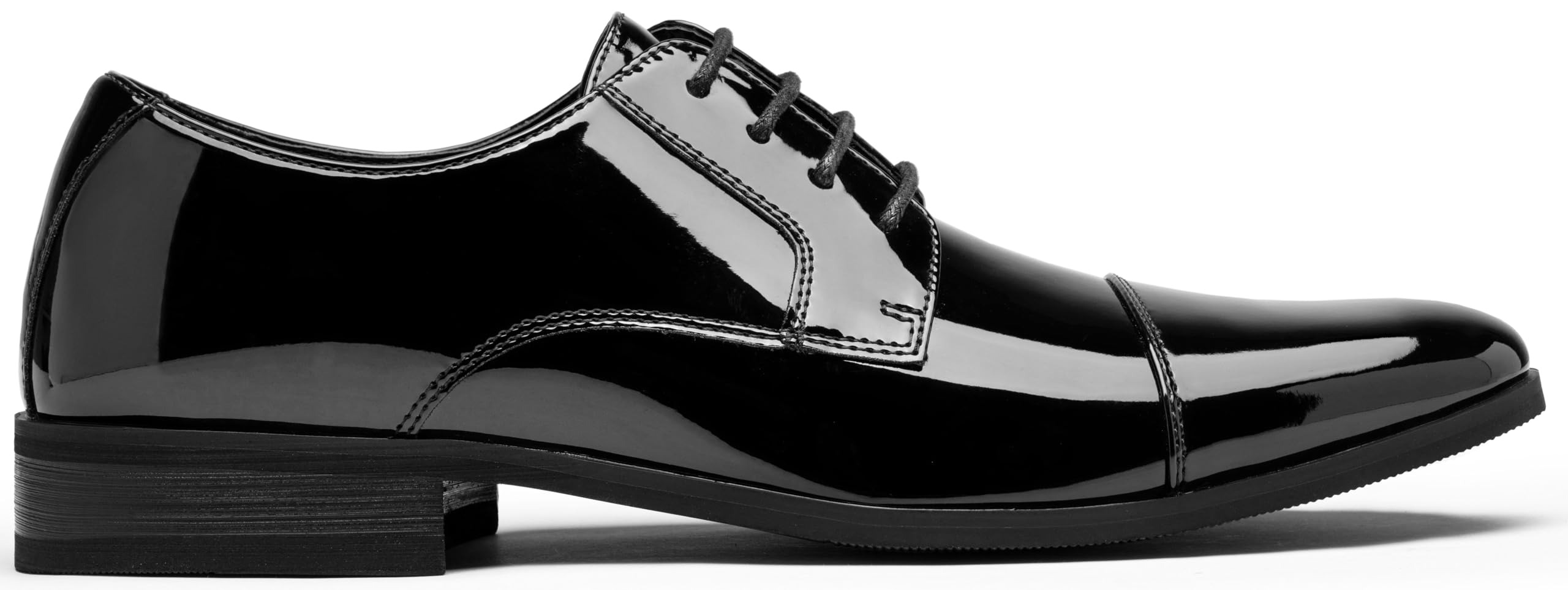 Jousen Mens Dress Shoes Tuxedo Patent Oxford Classic Comfortable Dress Shoes for Men