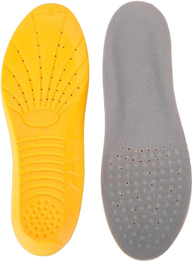 WOBAOS Cozy Warm Thick Fleece Wool Insoles/Massaging Gel Advanced Insoles Providing Shock Absorption and comfortability