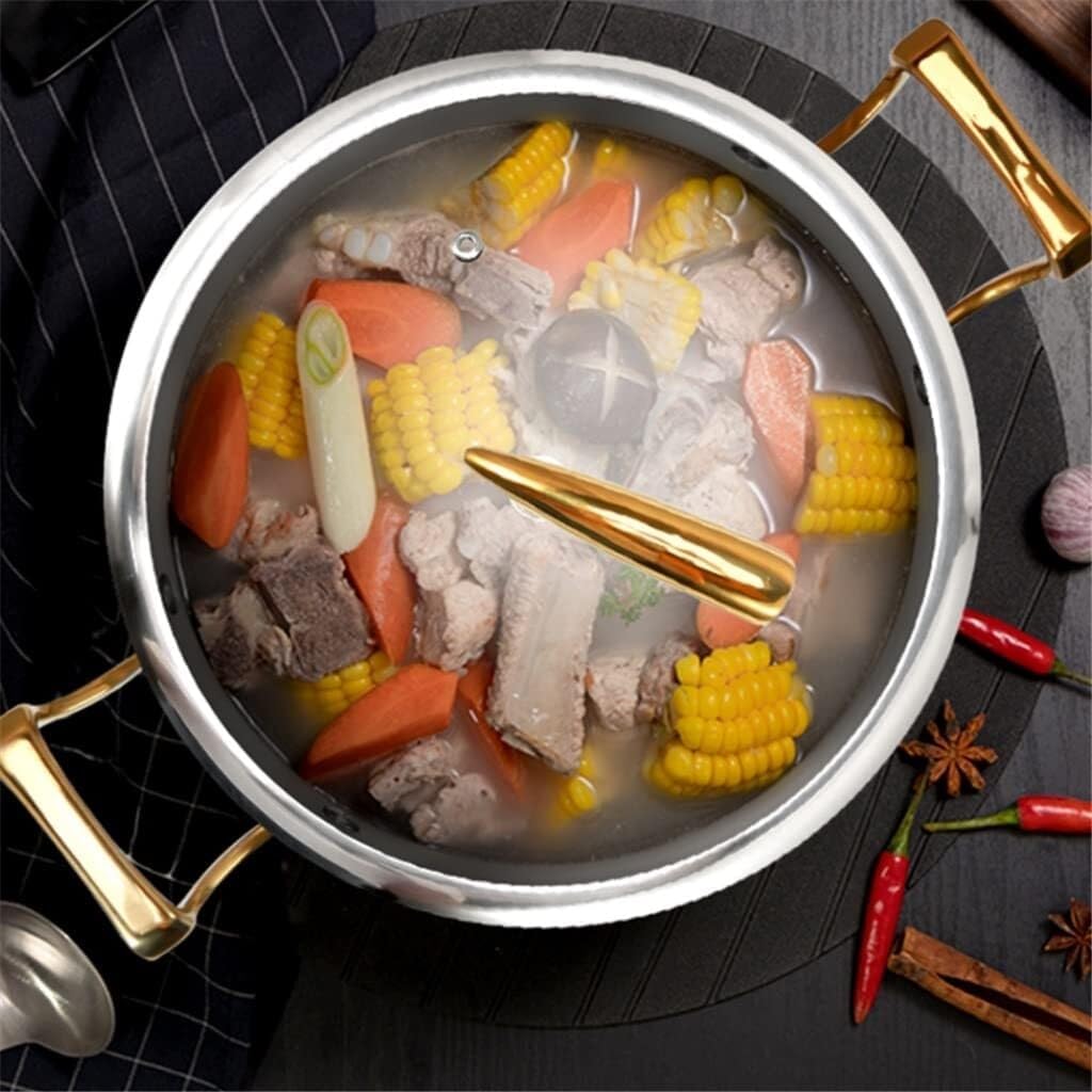 7-Piece Nonstick Cookware Set, Soup Pot, Frying Pan, Milk Pot, Steamer, Aluminum, Induction Compatible, Oven & Dishwasher Safe