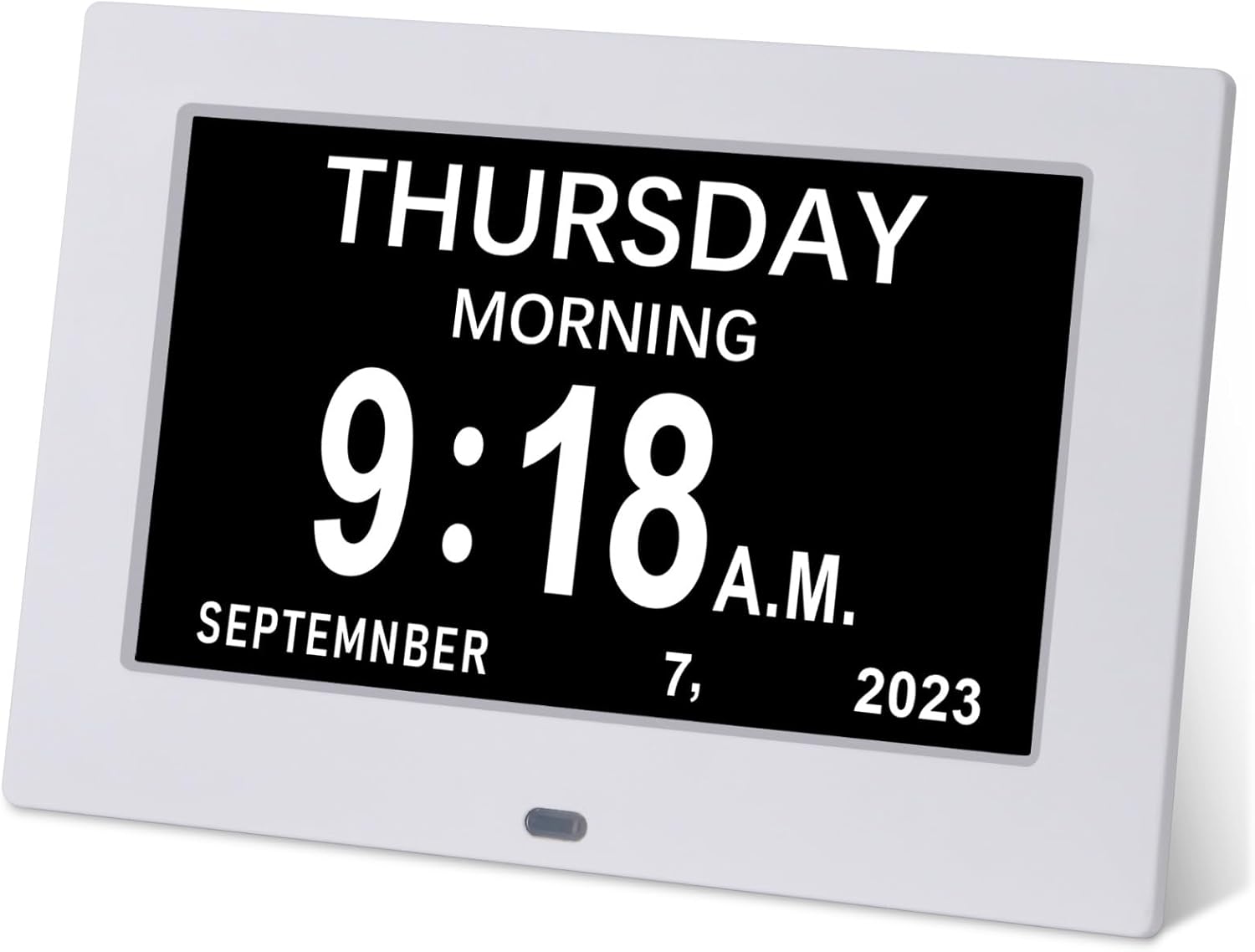 Golony 7" Large Digital Day Dementia Clock for Seniors, Medication