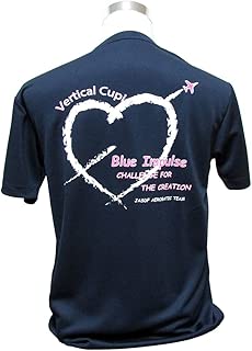 自衛隊グッズ Ｔシャツ ブルーインパルス ハート バーティカルキューピット柄 (Lサイズ)
