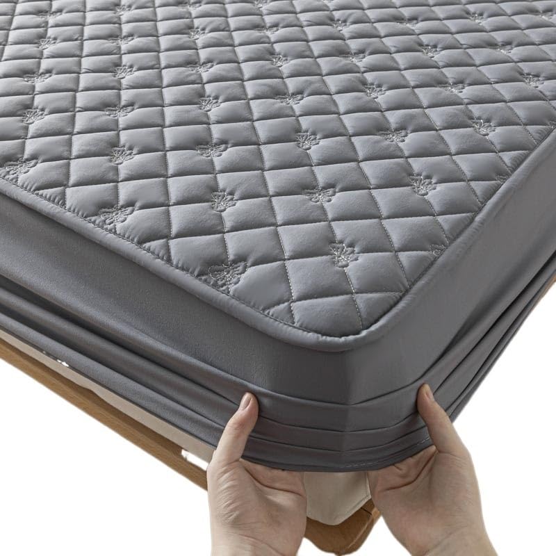 Protege Matelas, Alèse Imperméable Protège-Matelas imperméable matelassé, Silencieux(3,Queen)