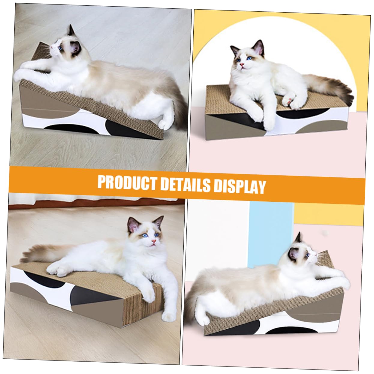 INOOMP Rascador De Cartón Almohadilla para Rascar Tablero para Gatos De Interior para Gatos y Gatitos