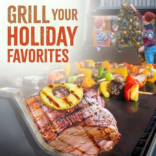 Kona Best BBQ Grill Mat - Heavy Duty 600 Degree Non-Stick Grill Mats Outdoor Grill | Premier BBQ Grill Accessories Nonstick Grill Matt (Set of 2) Engineered in The USA | 7-Year Warranty - Thumbnail 2