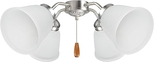 Miniatura 2 de Aspen Creative 23168-4 - Pantalla de vidrio de repuesto para ventilador de techo esmerilado de transición. 2-18 pulgadas, 4-58 pulgadas de diámetro