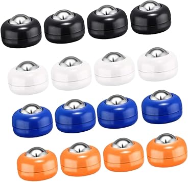 Tachiuwa 16 Pieces Shuffleboard Discs, Shuffleboard Table Discs, Diameter 25mm, Board Game Disc for Shuffleboard Enthusiasts and Sports