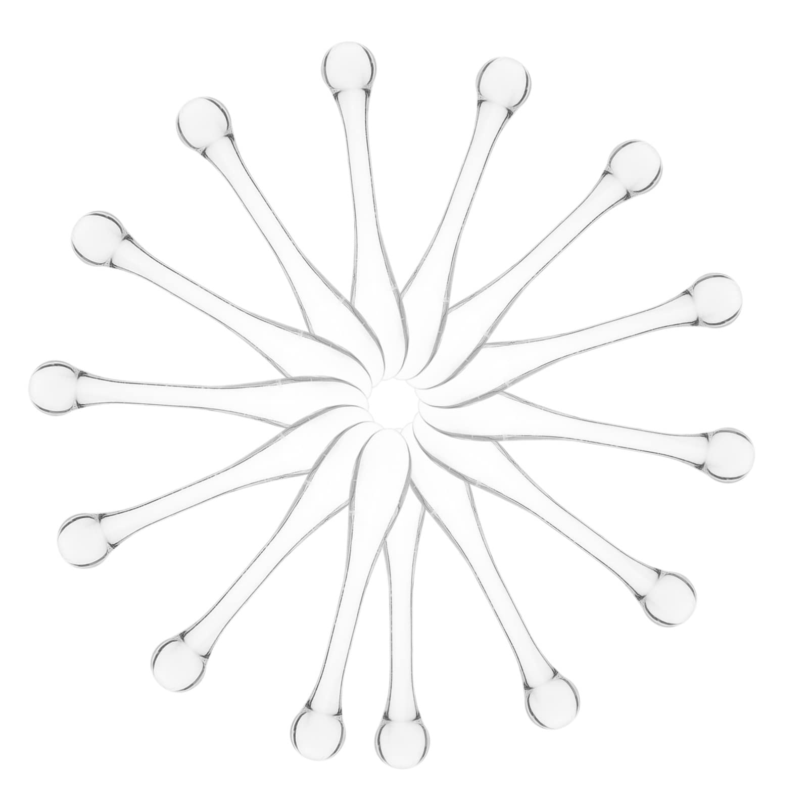 minkissy Facial Set 15pcs Clay Mask Applicator Eye Spoon Beauty Scoop Facial Cosmetic Spoon Easy Application Skin Care Tool