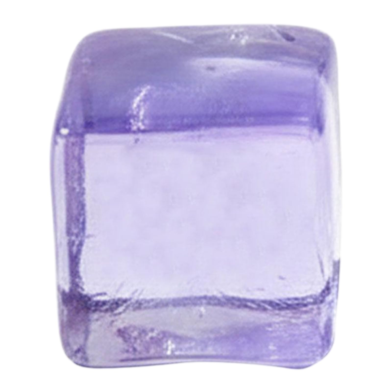 Multicoloured Gel Ice Cube Stress Toys, Squishy Fidget Toys for Kids Adults, Water Bead Squeeze Toy for Anxiety Relief, Sensory Food Squishies for ADHD Autism, Birthday Party Favors (Purple)