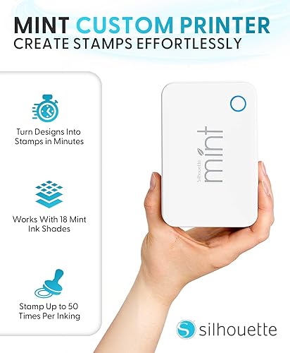 Miniatura 8 de Kit de sellos y botellas de tinta Silhouette Mint