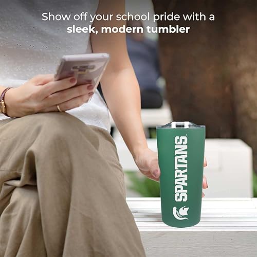 Miniatura 108 de Campus Colors Vaso de acero inoxidable de la NCAA perfecto para el día del partido, 18 onzas, doble pared, mantiene las bebidas perfectamente Azul