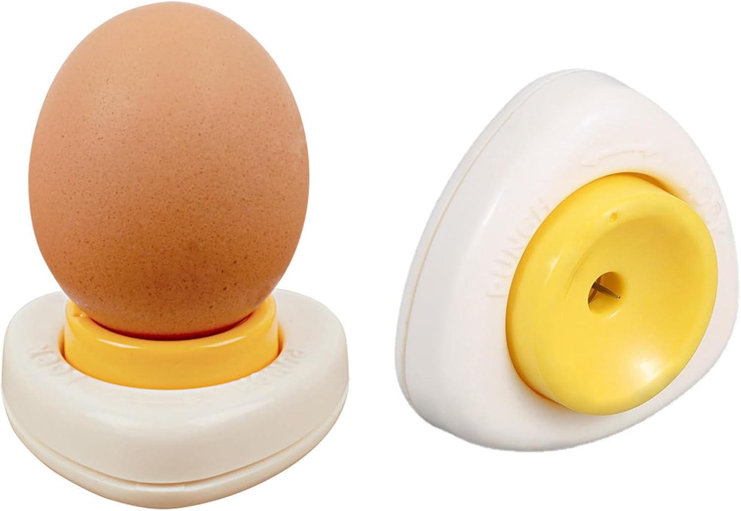 Egg Pricker for Boiled Eggs, SemiAutomatic Egg Piercer Pricker Pinhole