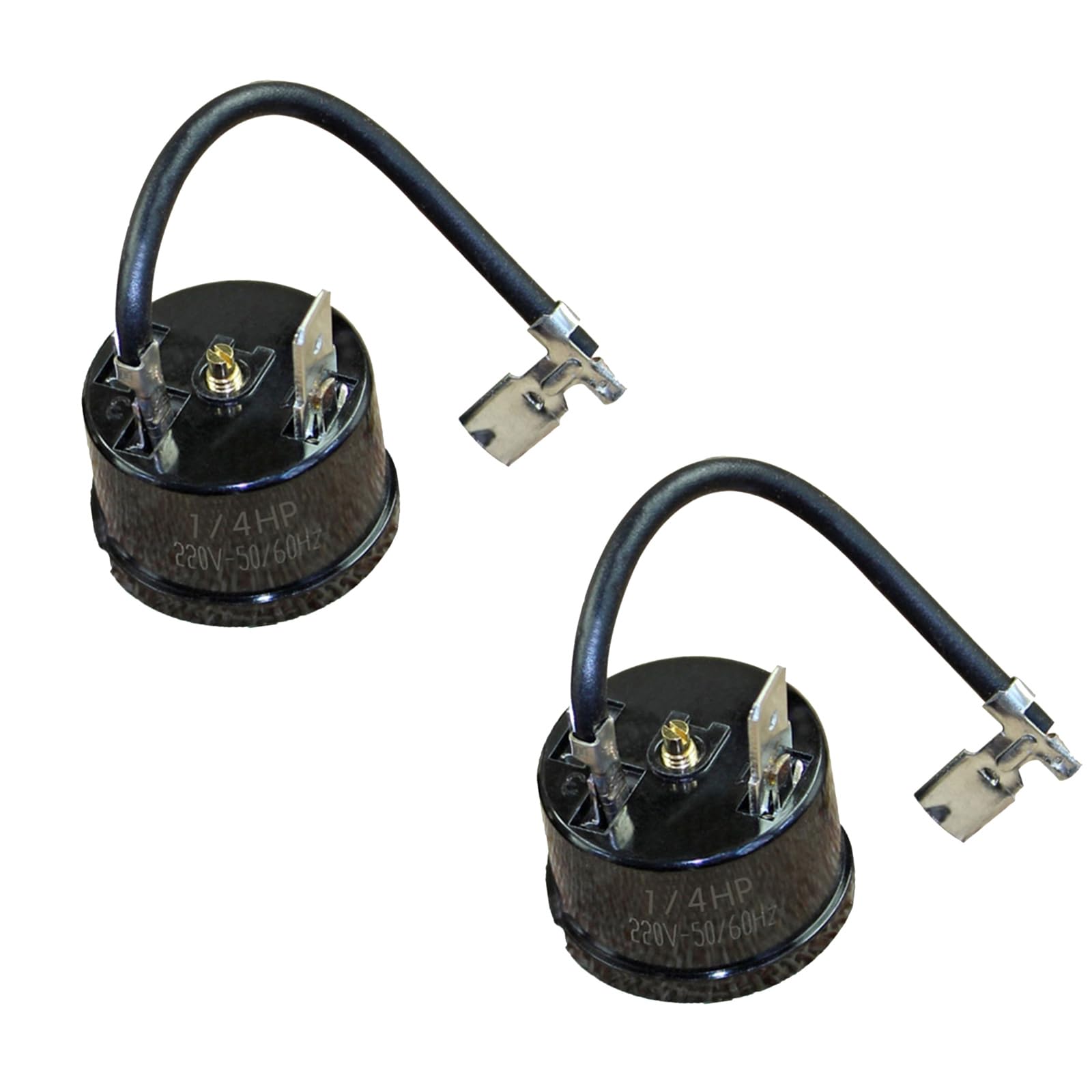 Kalttoy 4Hp 2Pcs Refrigerator Thermal Overload Protector Round Freezer Compressor Protector 1 / 2Hp / 1 / 3Hp / 1 / / 1 / 5Hp / 1 / 6Hp Refrigerator Compressor