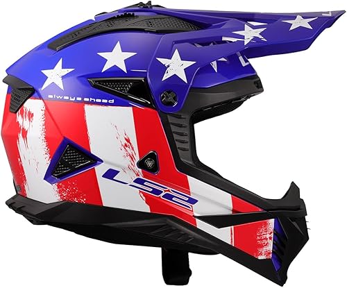 Miniatura 6 de LS2 Cascos Gate II Full Face MX Casco de moto