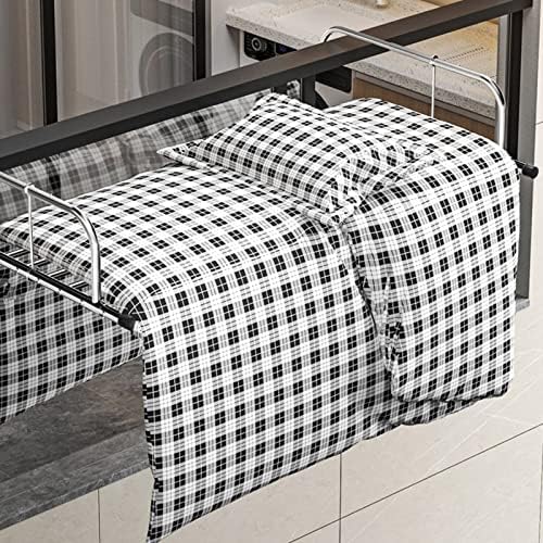 Stainless Steel Extendable Folding Clothes Drying Rack - Space-Saving Balcony Airer for Clothes, Towels, Underwear, Shoes & Socks - Durable, Portable & Efficient Drying Solution