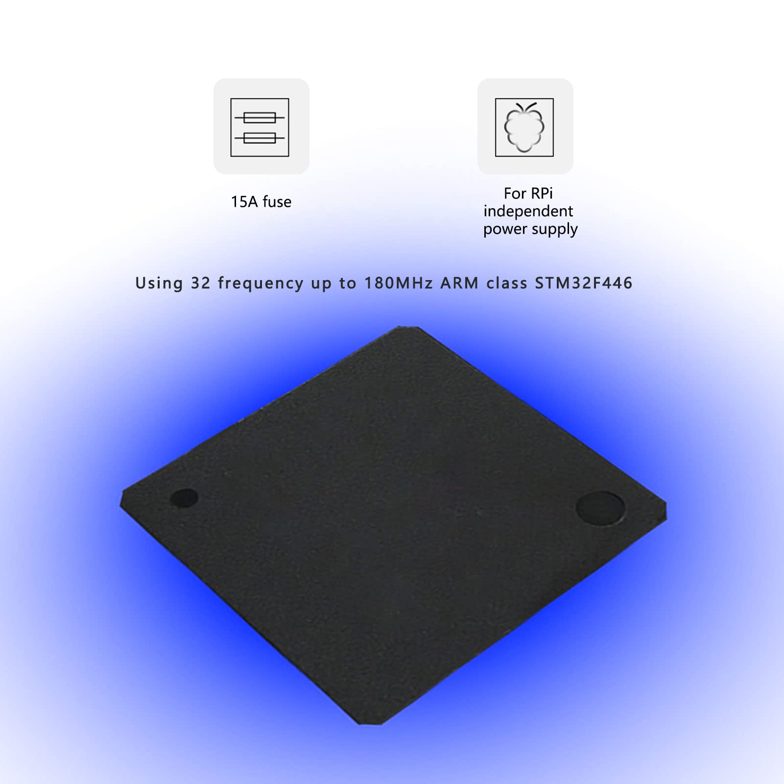 3D-Drucker-Motherboard, 3D-Drucker-Steuerplatine Integriertes TMC2209-Kit Spider V2.2-Motherboard 8 PWM-Lüfter Uart SPI 3D-Druckerteil für VORON 2.4/Switchwire 8
