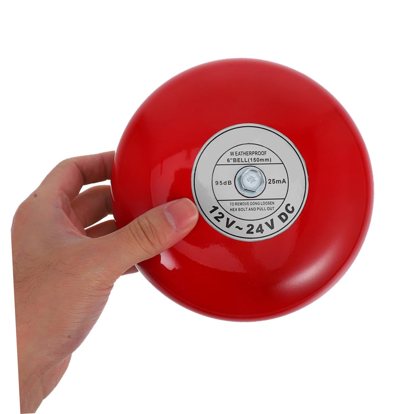 Sonnette D'alarme Électrique Rouge Ronde en Plastique pour Ascenseurs