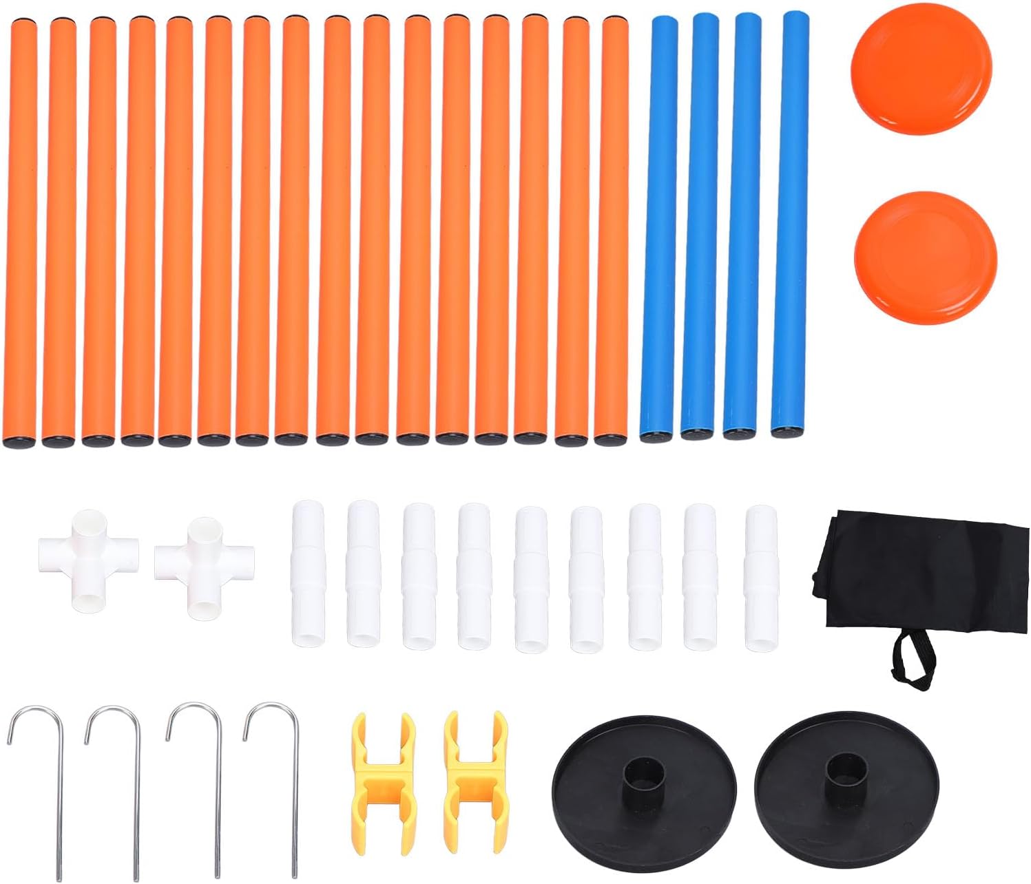 Outdoor Flying Disc Game Set, Fun Bottle Drop Yard Games, Quick Assembly and Disassembly, for Yard Lawn Beach