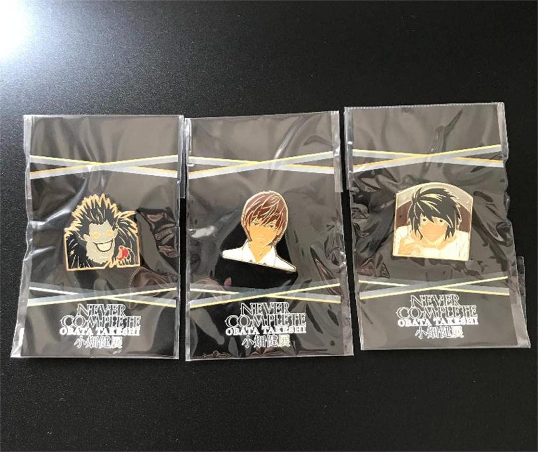 Amazon | デスノート 小畑健展 ピンズ ピンバッジ 夜神月 L リューク