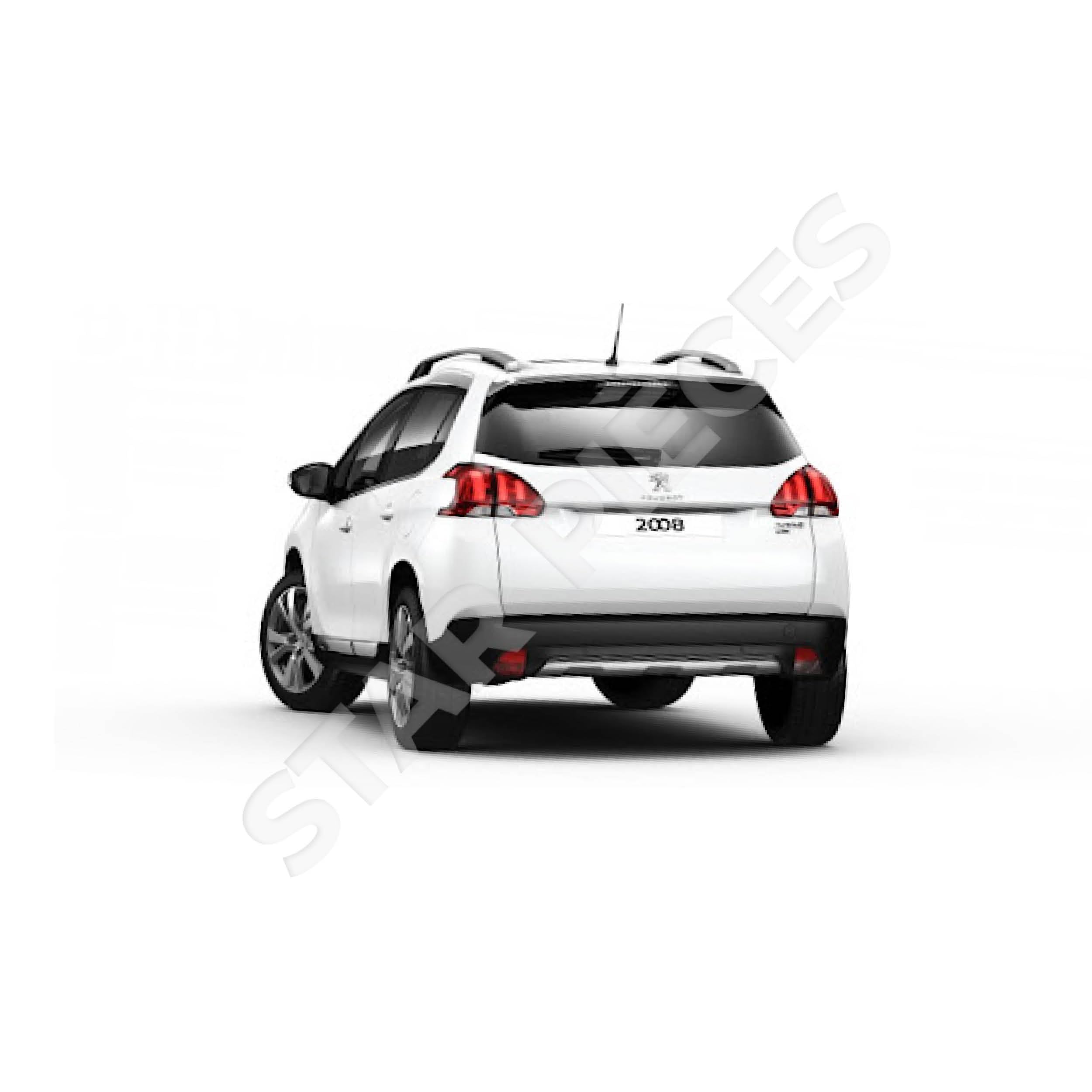 2 amortiguadores maletero compatibles para 2008 (1ª generación) (2013-2019) muelle neumático maletero. 9678317180