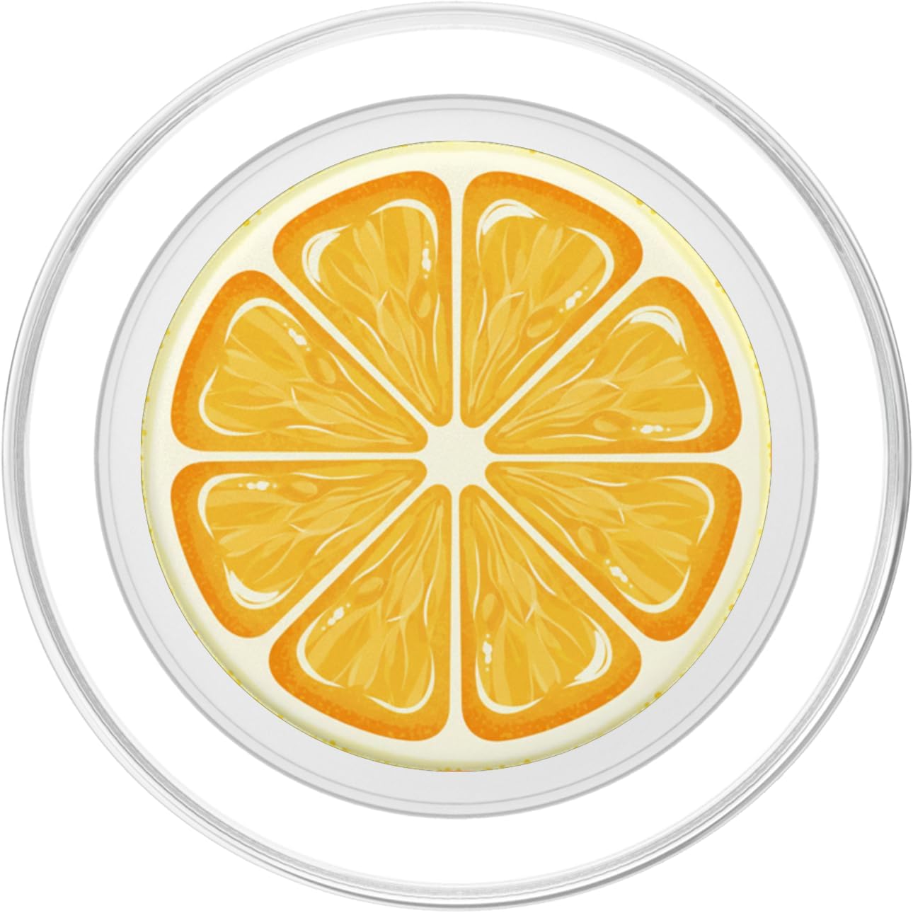 Orange Slice Fruit PopSockets PopGrip for MagSafe