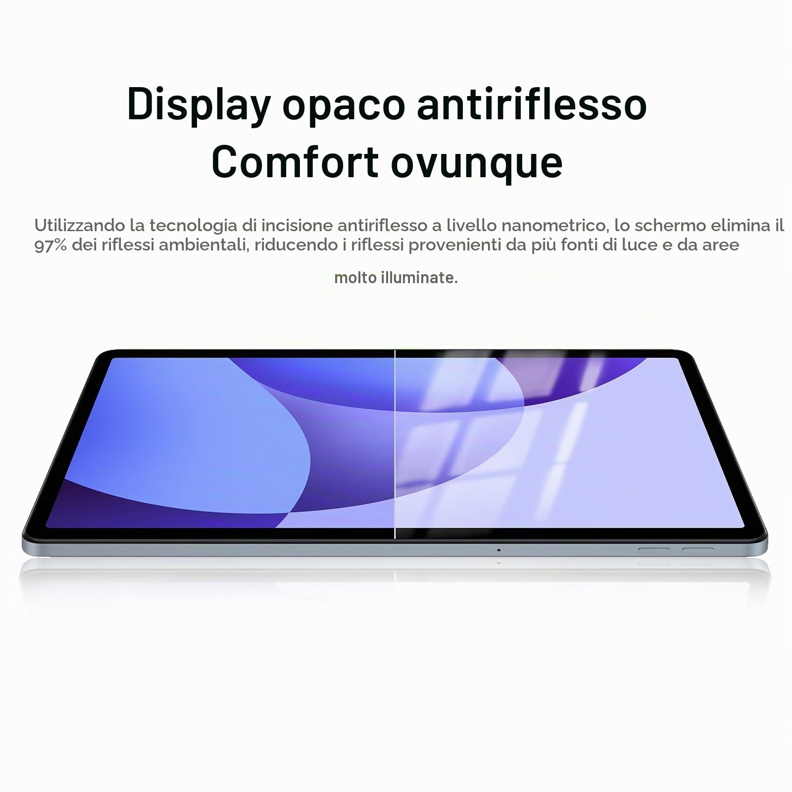 OPPO Pad SE Tablet Android 15, Schermo LCD 11" FHD 90Hz, Tablet WiFi da Gioco 4GB RAM 128GB ROM, Batteria Grande 9340mAh Ricarica SUPERVOOC 33W, Fotocamera 5MP, 4 Altoparlanti, Blu