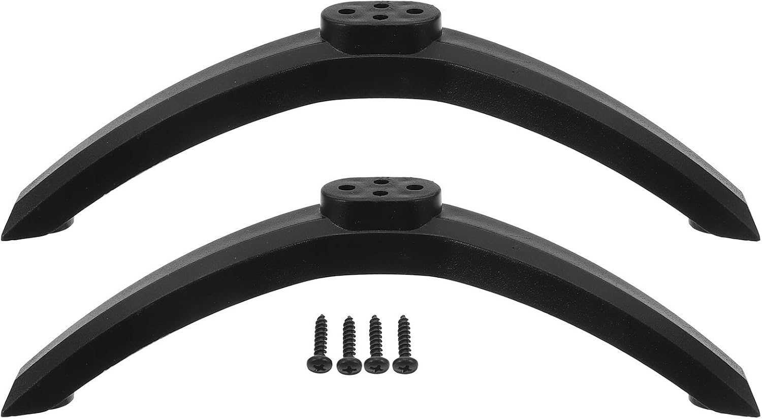 Kisangel Replacement Base Legs with Screws for 50-inch Televisions Pair of Holder Mount Legs for Tabletop Use and Bracket Risers