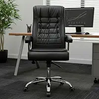 Cadeira De Escritório Presidente Big Molas Ensacadas Ergonômico Encosto Alto (Preto)